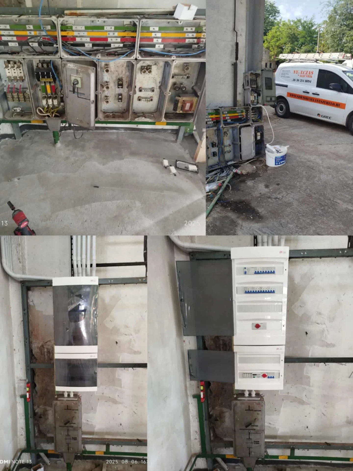 Villanyszerelés munka 10